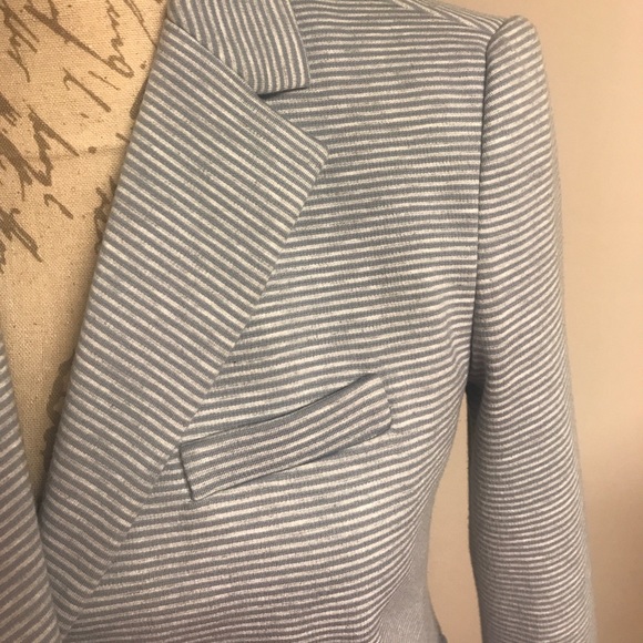 Gap Light Blue Stripe Blazer - Picture 3 of 5