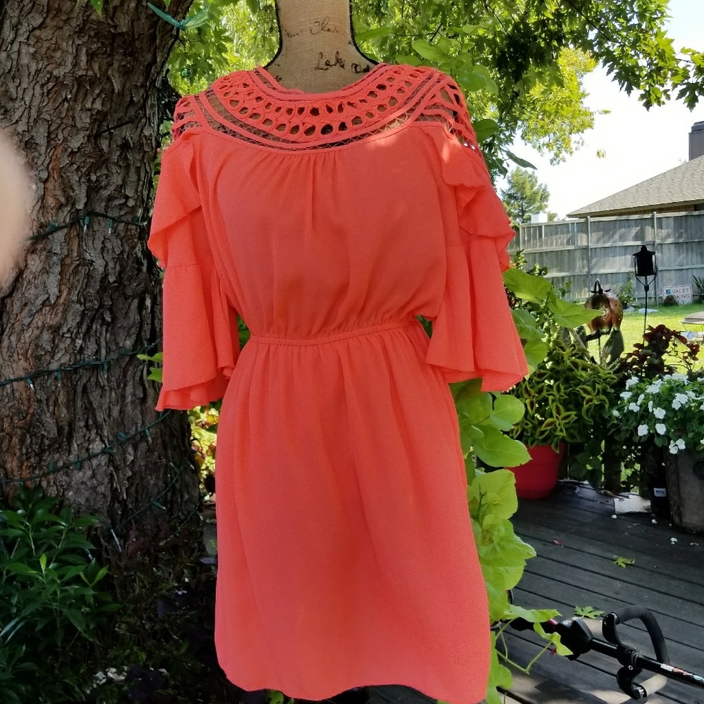 Bright Orange Dress