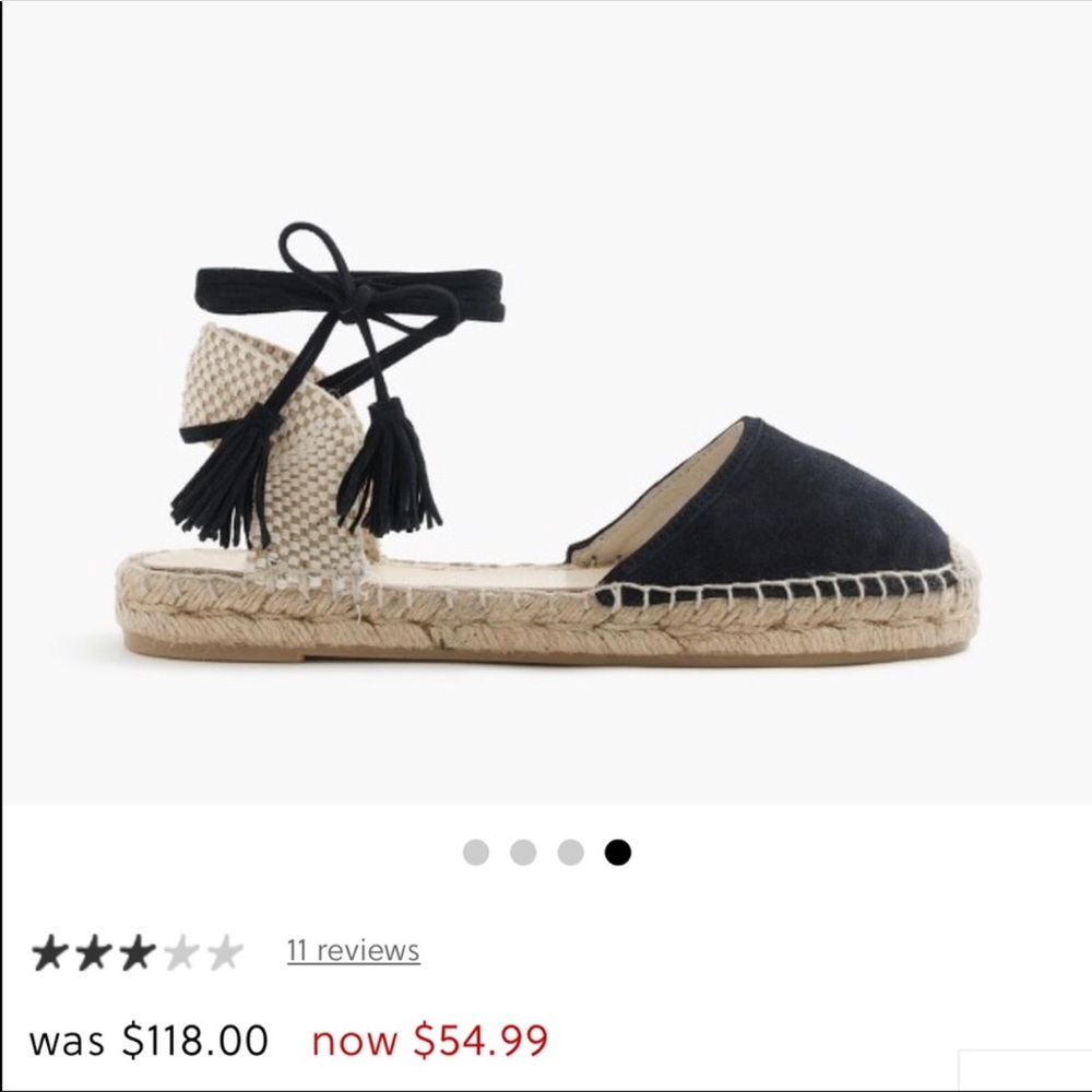 Navy Baja suede espadrilles