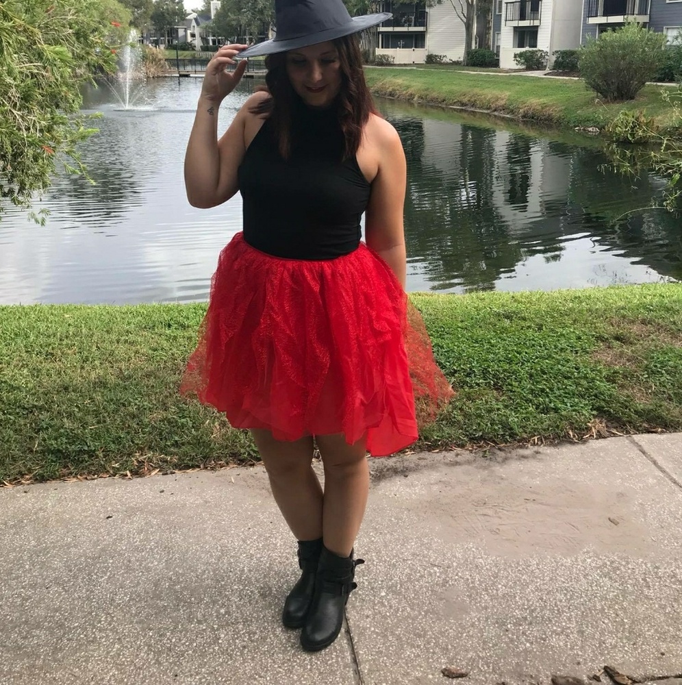 Red sparkle Tutu. PERFECT FOR HALLOWEEN!