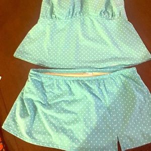 Lands End 2 piece bathing suit
