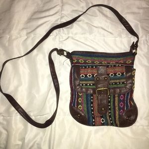 Boho Patterned Satchel