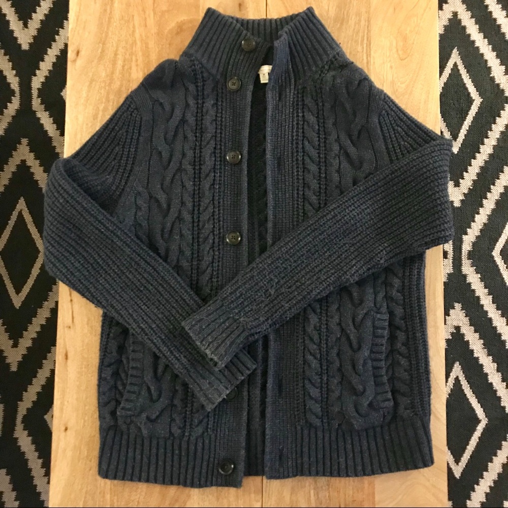 Lambswool Cable Knit Cardigan