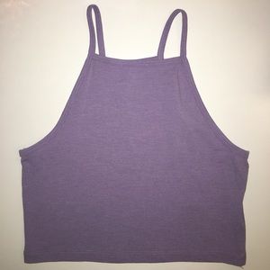 💜 H&M Lilac Crop Top (Size Small)