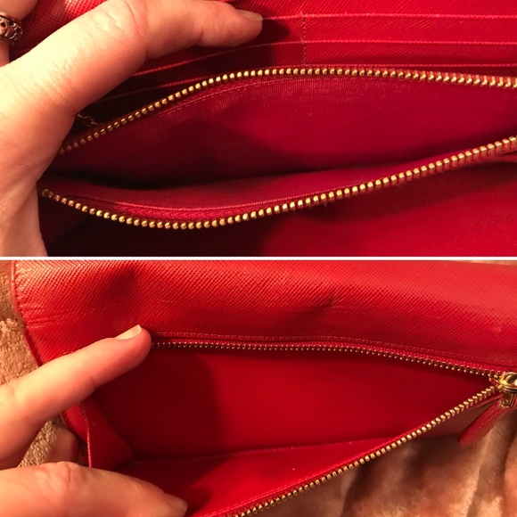 SOLD!! Authentic PRADA ‘Continental’ Wallet $665 - Picture 6 of 8