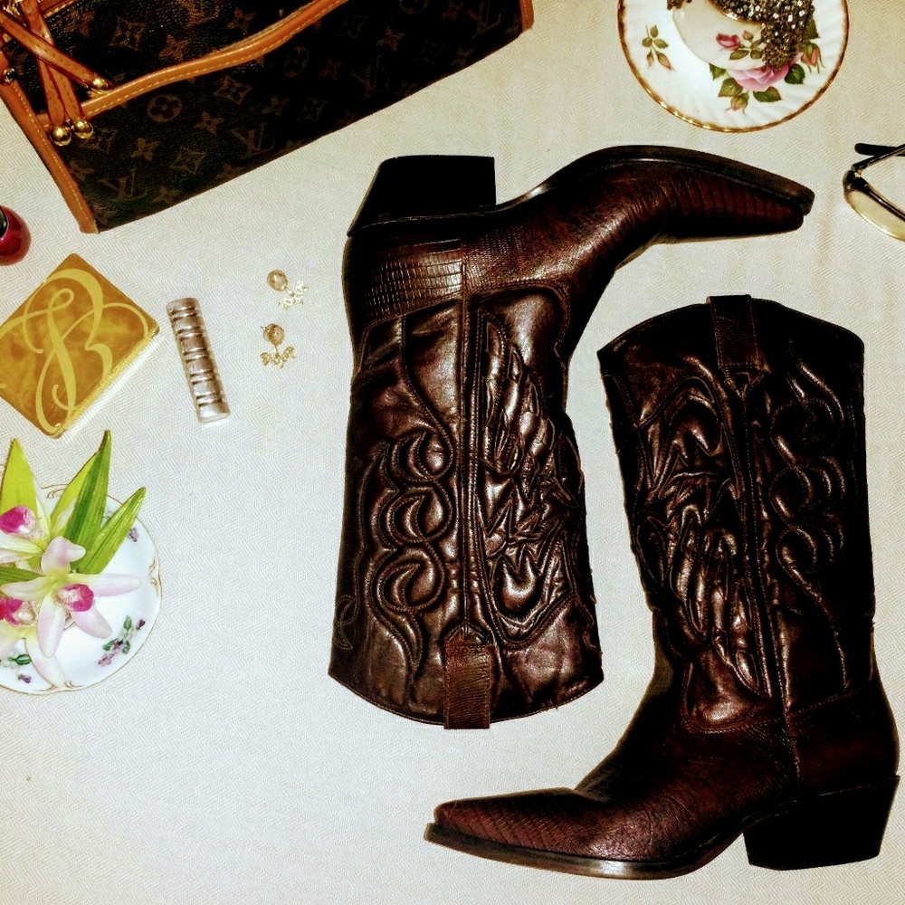 Nine West Western Style Cowgirl Boots