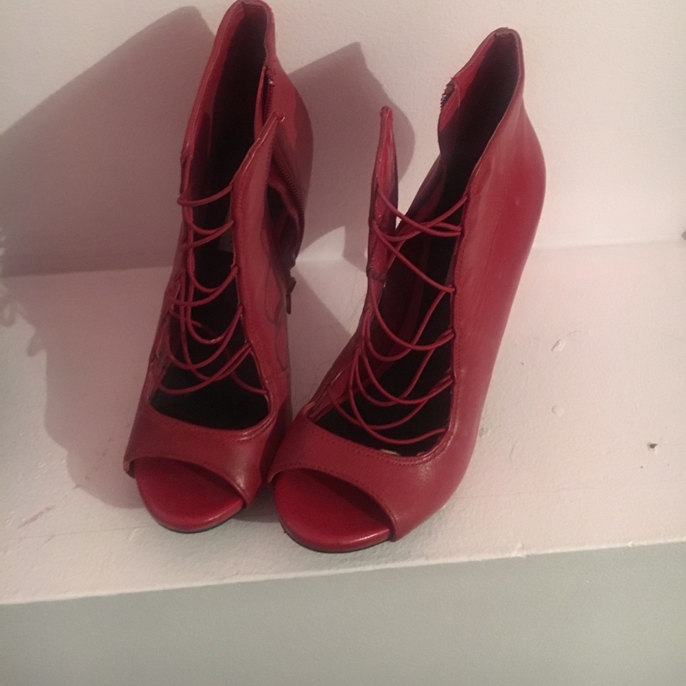 Sexy red Steve Madden shoes