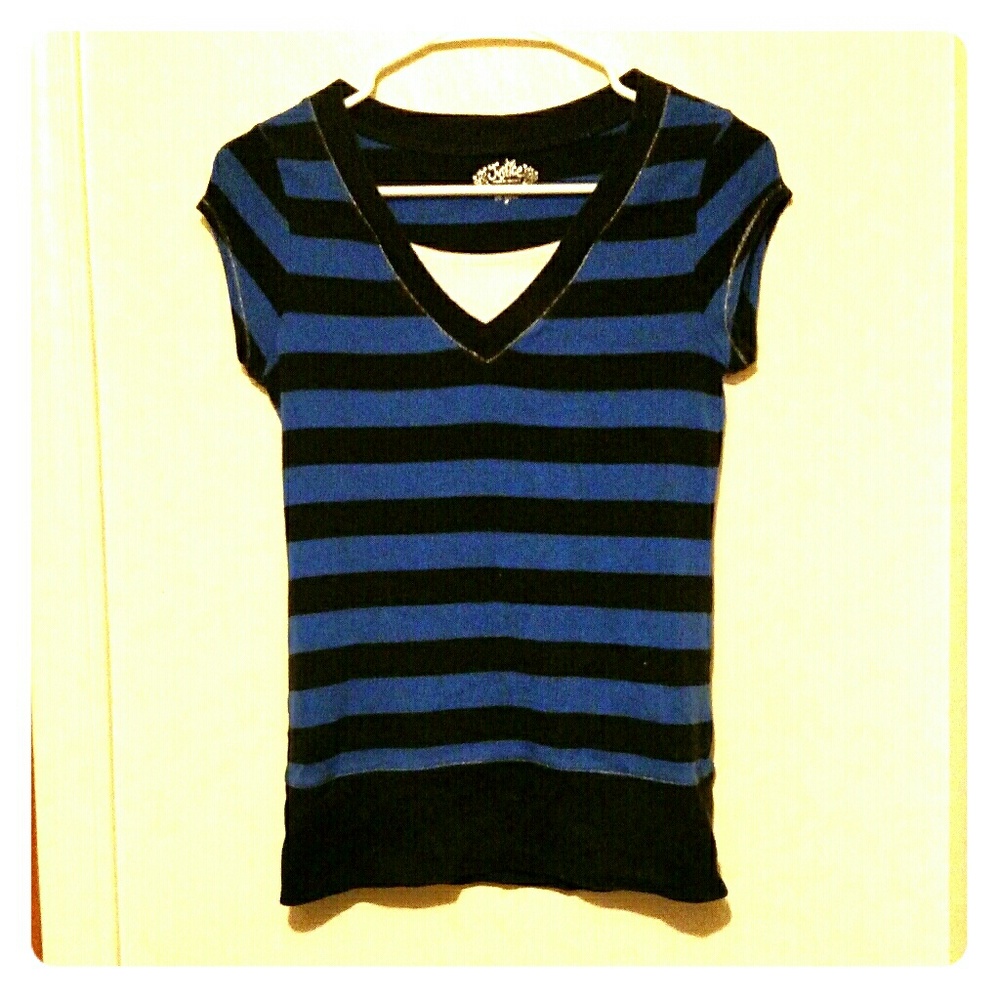 Justice girls Striped shirt
