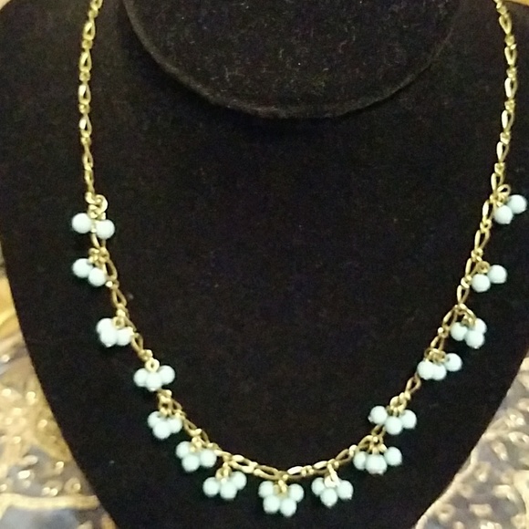 patricia Jewelry - faux turquoise beaded necklace