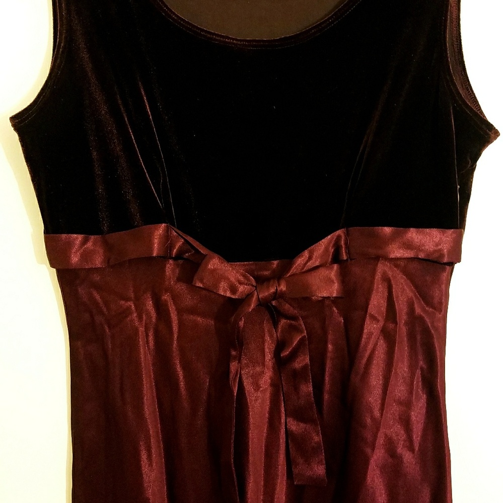 Maroon formal dress