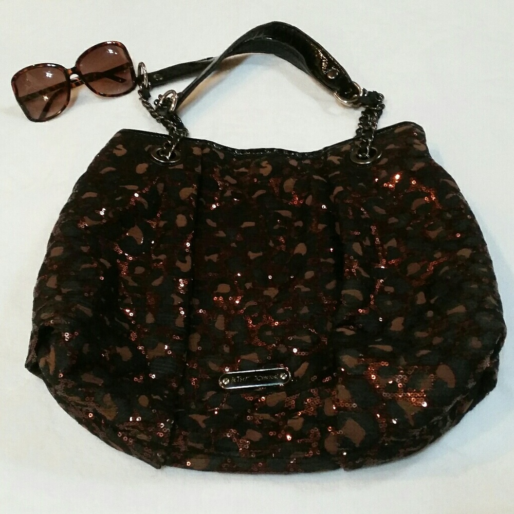 🐆 Betsey Johnson Leopard Print Super Cute Purse