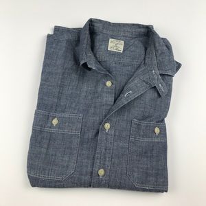 J.Crew Chambray Button Down Size Medium