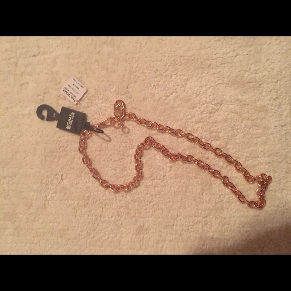 Reserved for Luxe Kors Rose Gold Chain Link Belt