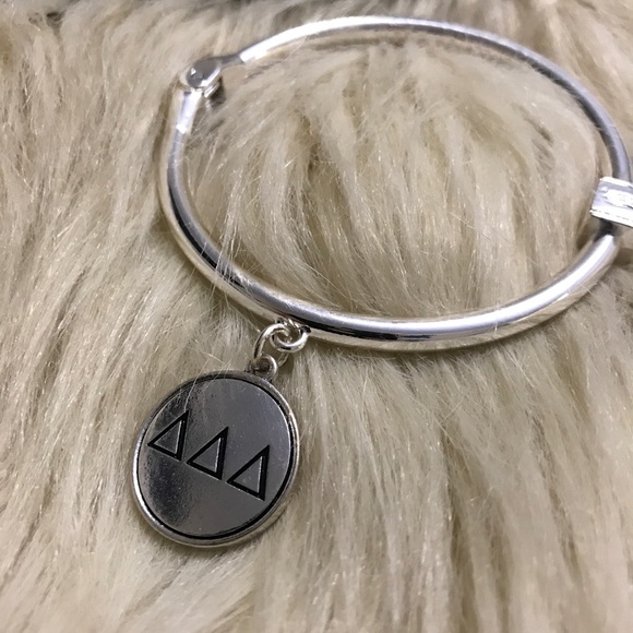 Ashley Bridget sorority engraved charm bracelet - Picture 2 of 5