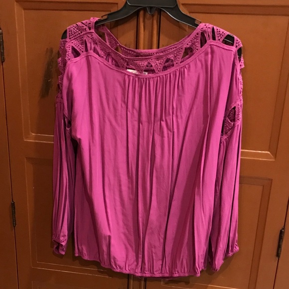 ***MSSP Blouse Large - Raspberry - Picture 1 of 3