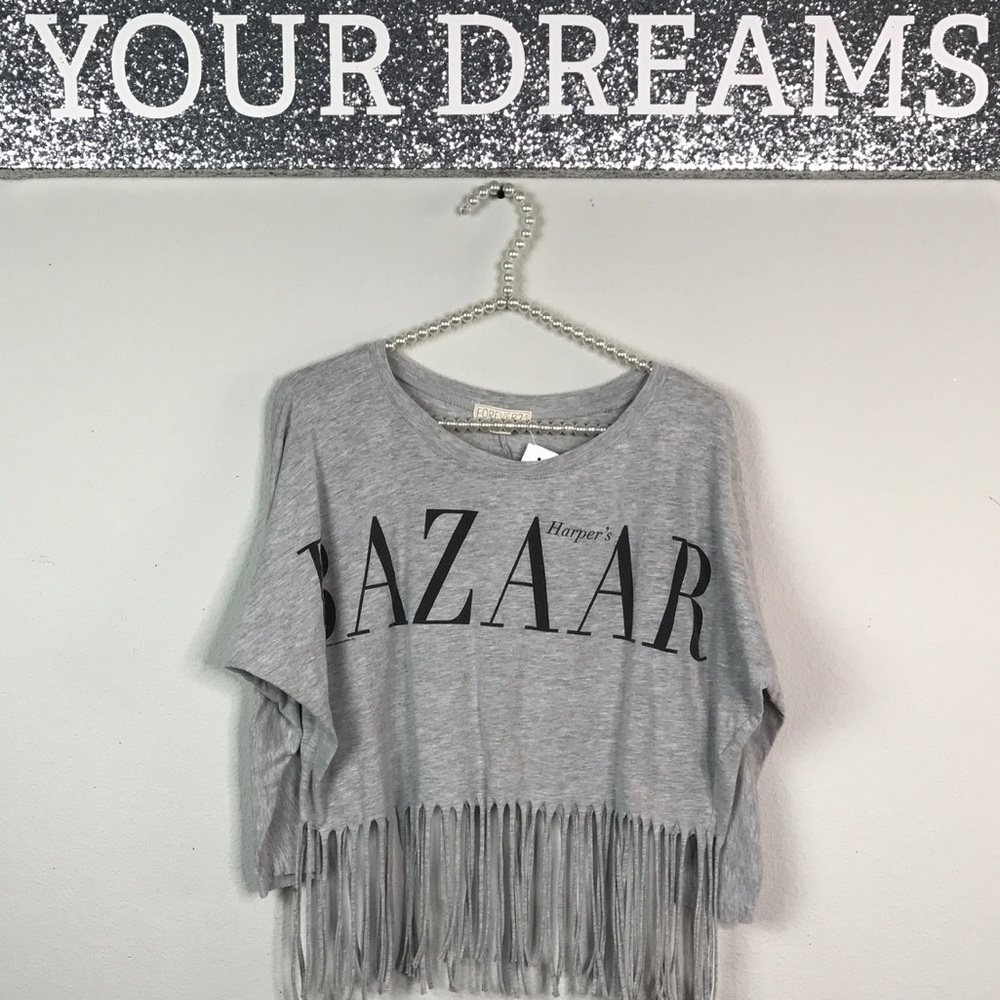 Price Drop 11pm 🎉 Harper's Bazaar  Crop Top Tee