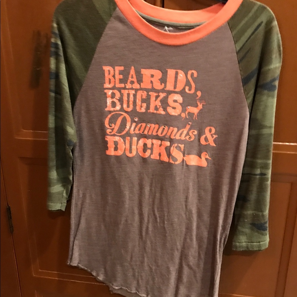 ***ATX L/S Tee - Camo/brown - Size Small