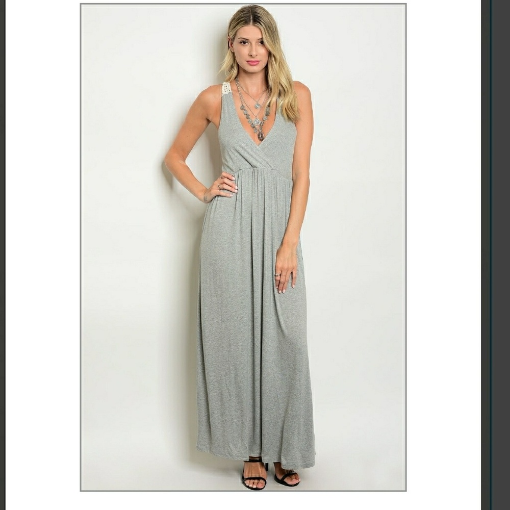 Grey Maxi Dress