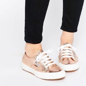 Superga 'Cotmetu' Rose Gold Sneaker