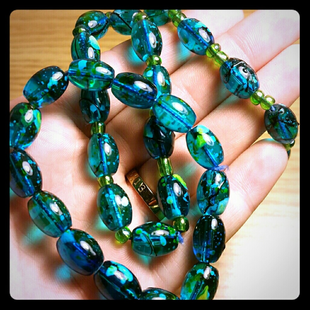 Dark Aqua Bracelets Set 3