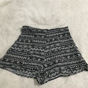 High waisted shorts