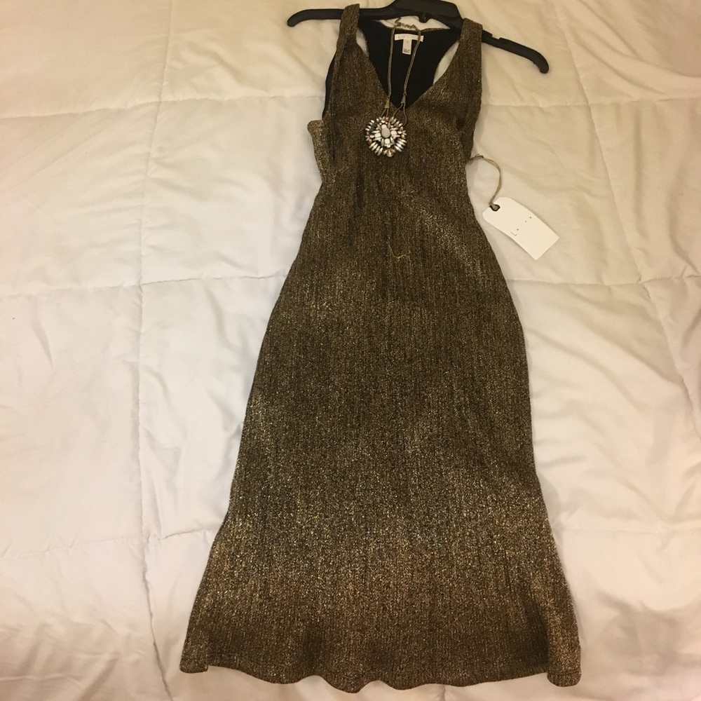 Gold Leith Dress
