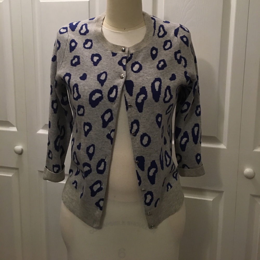 Banana Republic-quarter length sleeve cardigan.
