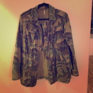 Free People Camo jacket!