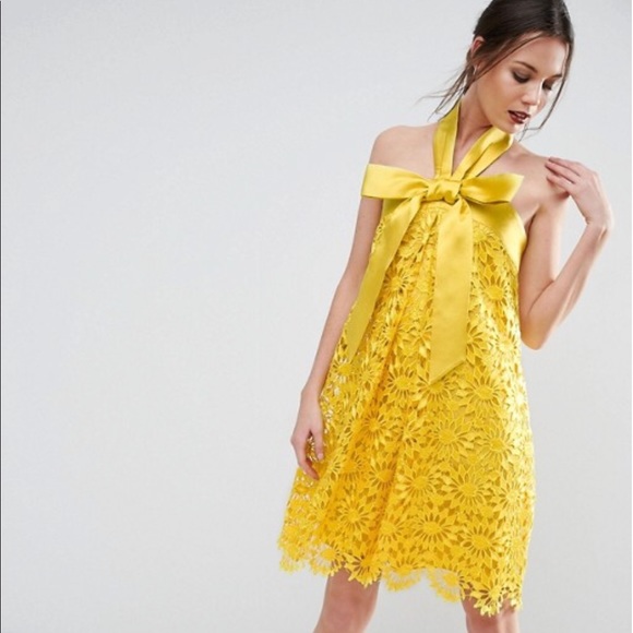 ASOS Dresses & Skirts - Asos tall bow lace dress ASOS Dresses & Skirts - Asos tall bow lace dress