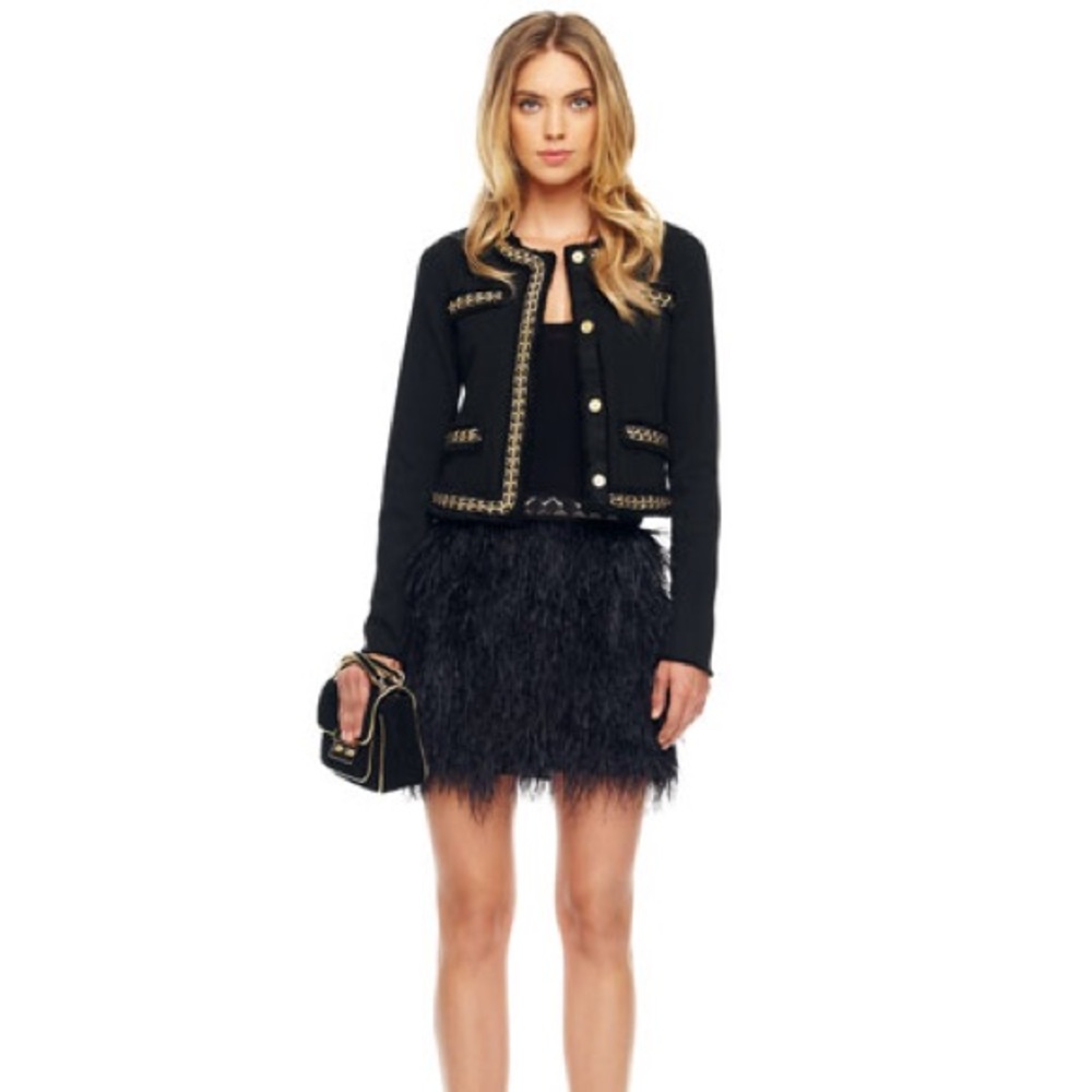 Michael Kors Ostrich Feather Skirt