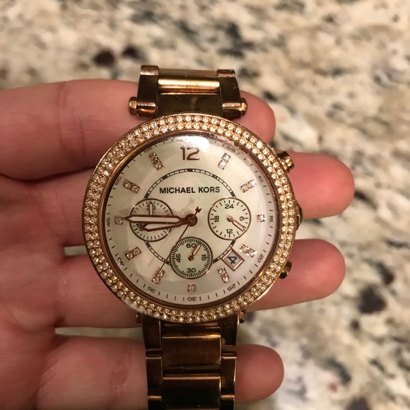 Parker rose gold Michael Kors watch main image 4