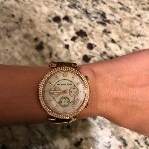 Parker rose gold Michael Kors watch