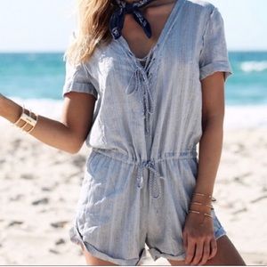 Snap skirt romper worn for just a couple hours