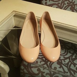 J. Crew Nude Patent Flats