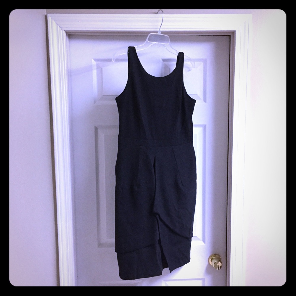 Brian Reyes Charcoal Gray Dress