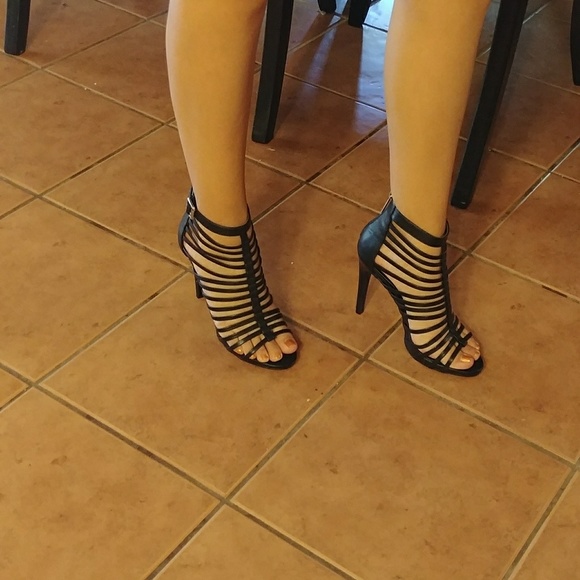 6.5, Buckled Back Zip Stiletto Casual AnklE - Picture 5 of 8