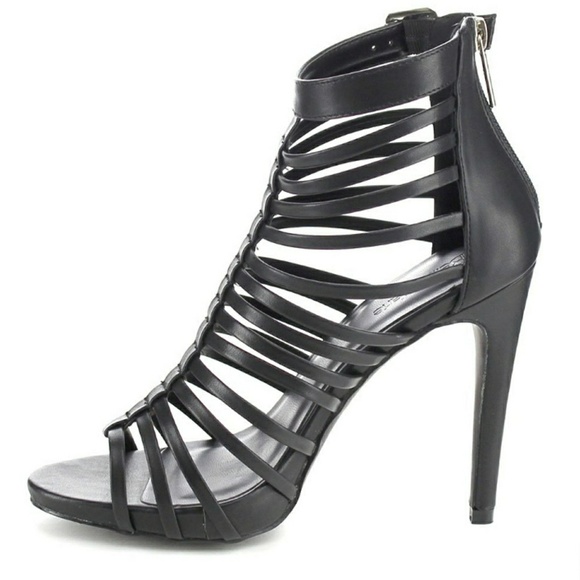 6.5, Buckled Back Zip Stiletto Casual AnklE - Picture 7 of 8