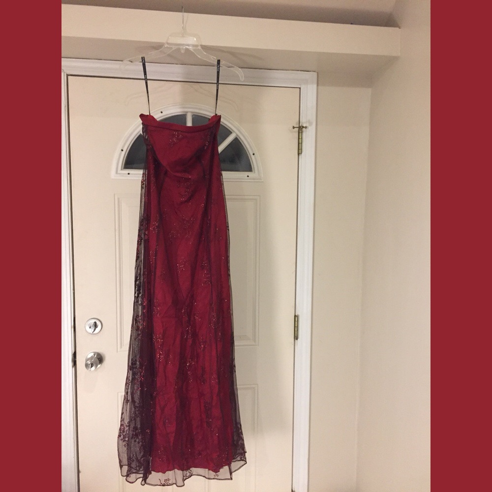 Zum Zum by Niki Livas Red Glitter Dress