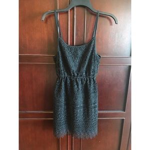 H&M Black Crochet Dress - Size XS