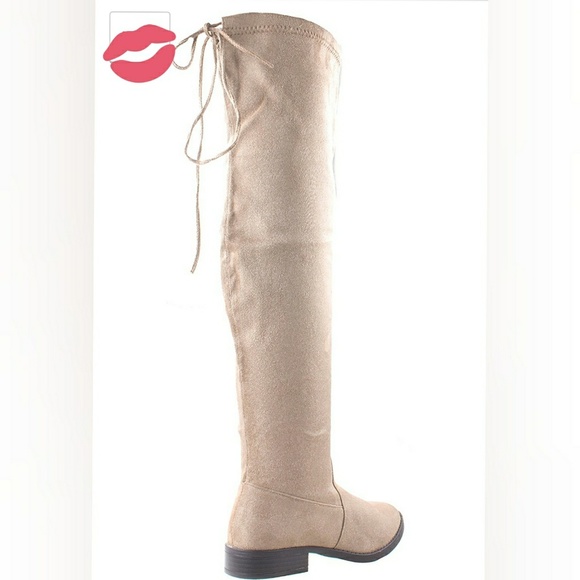 Last 7.5 Boots over Knee Taupe SUEDE🚨PRICE FIRM🚨 - Picture 3 of 7