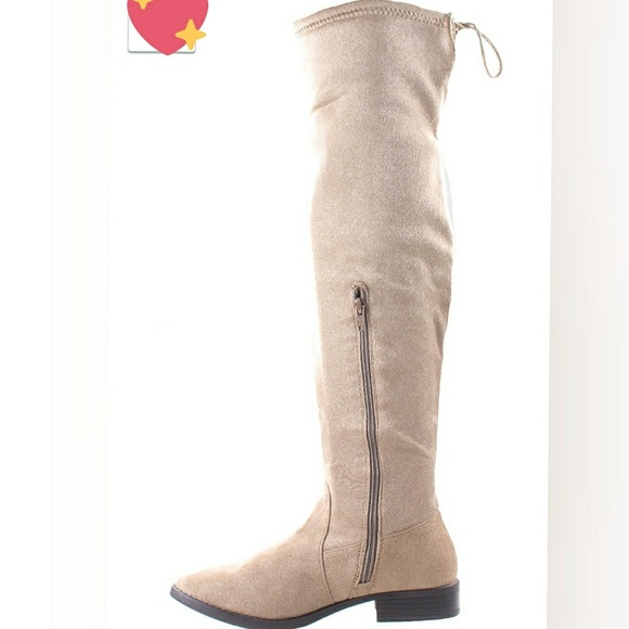 Last 7.5 Boots over Knee Taupe SUEDE🚨PRICE FIRM🚨 - Picture 4 of 7