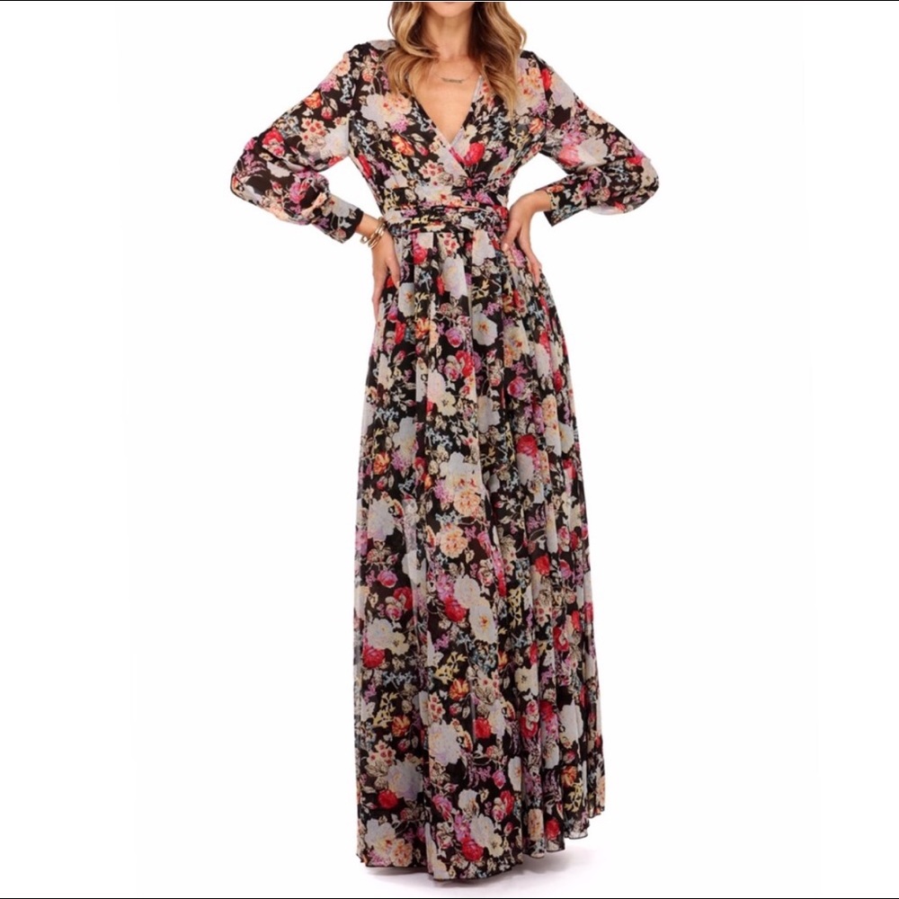 Floral maxi dress