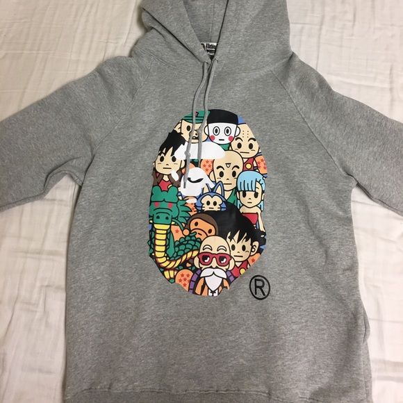dbz bape hoodie