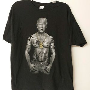 Donald Trump gangster thug shirt men's xl