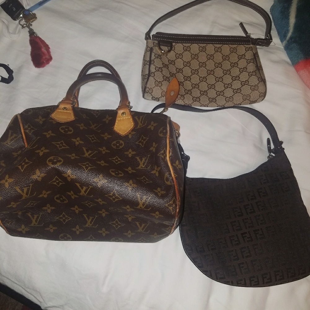 Gucci , louis vutton, fendi