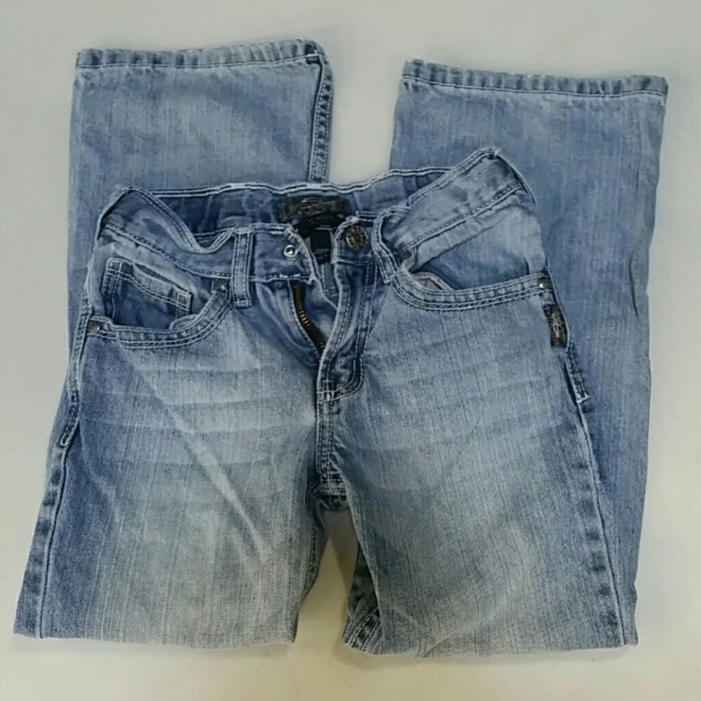 Cutest little guy silvers jeans