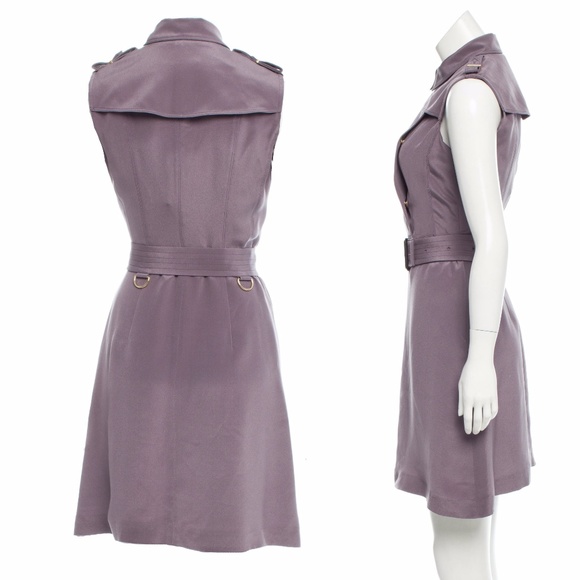 NWT Burberry Mini Trench Dress - Picture 8 of 8