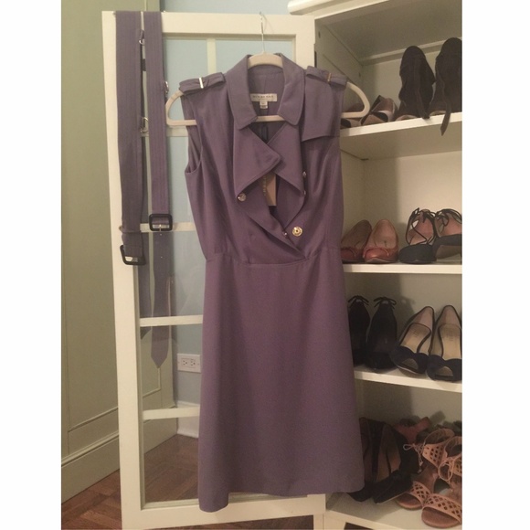 NWT Burberry Mini Trench Dress - Picture 3 of 8