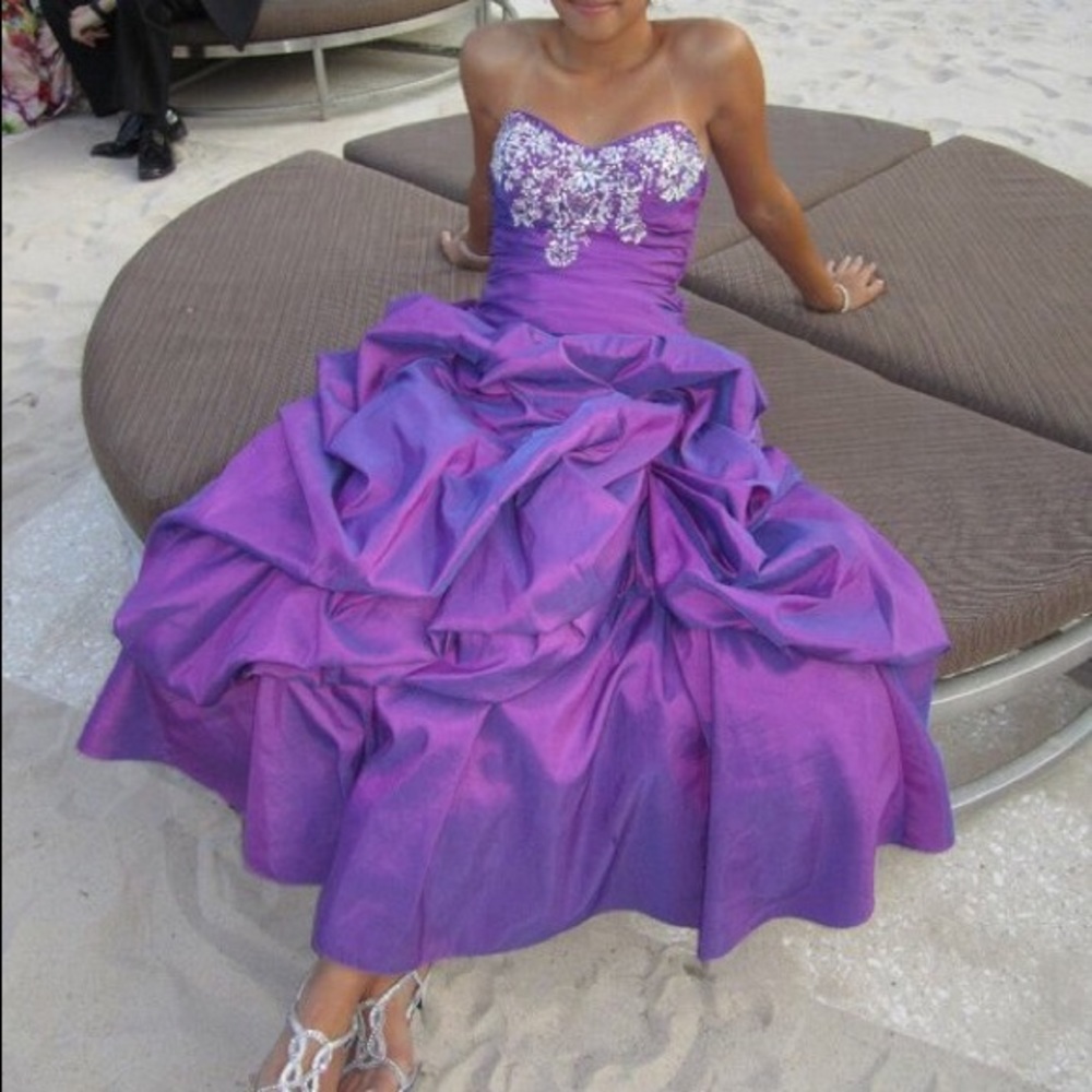 Purple / pink prom dress