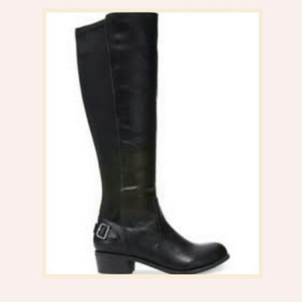 Style & Co Jayden Black Riding Boots size 8.5 NIB